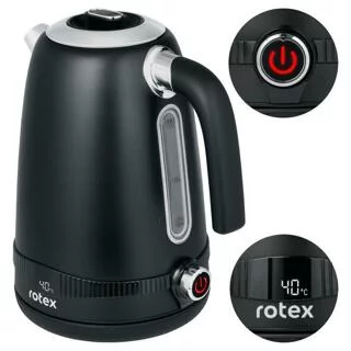 Електрочайник Rotex RKT79-B Smart 1,7л неіржавка сталь.