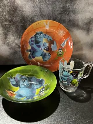 Набір дитячий Luminarc P9261 Disney Monsters 3 предмета