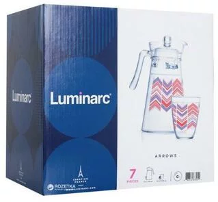 Набір для напоїв Luminarc Neo Arrows 7 предметів 3462