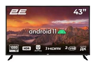 Телевизор 2E-43A06KLED HD 50Hz Smart Android