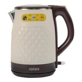 Електрочайник Rotex RKT55-C двошаровий беж