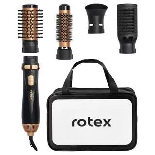 Фен-гребінець Rotex RHC490-T AirBrush 1200Вт обертання в обидві сторони 4в1